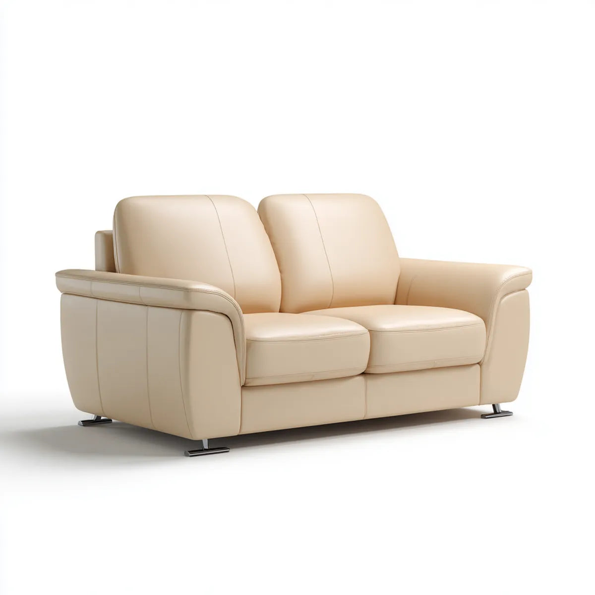 Sofa, 2-osobowa rozkładana sofa ze skóry syntetycznej PU 170 x 90 x 88 cm